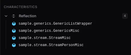 Characteristics example
